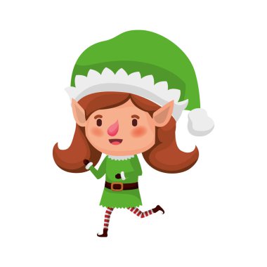 Elf kadın yürüyüş avatar karakter