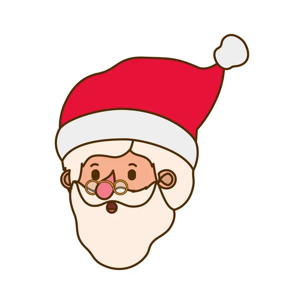 Cabeça santa claus avatar personagem —  Vetores de Stock