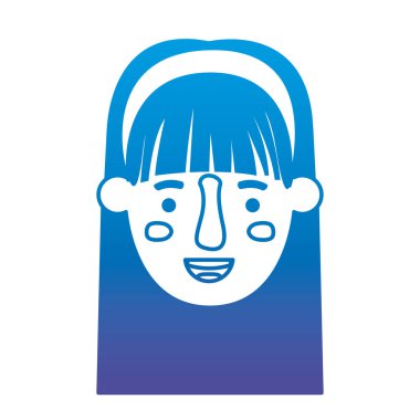 güzel ve genç kadın baş