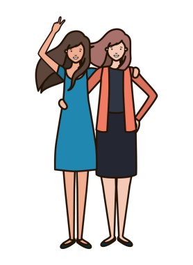 Genç kadın avatar karakter