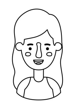 güzel ve genç kadın karakter