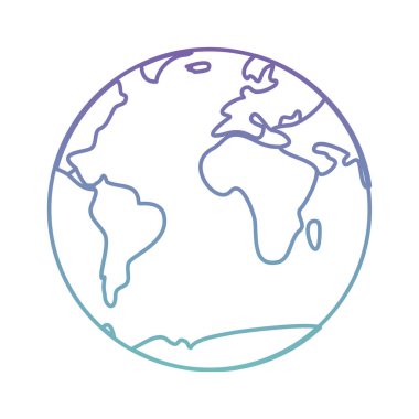 dünya gezegen harita simgesi