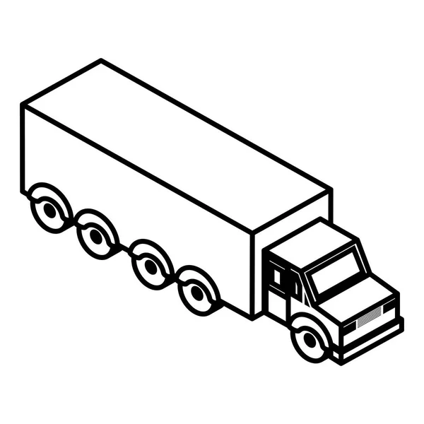 Camión transporte entrega icono — Vector de stock