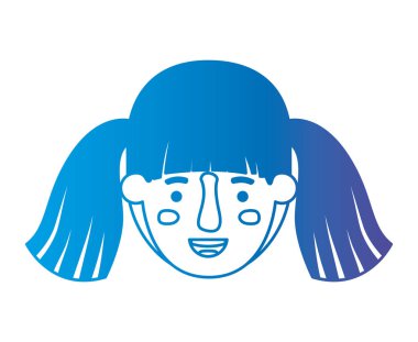 güzel ve Genç kız kafa