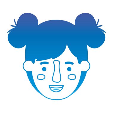 güzel ve Genç kız kafa