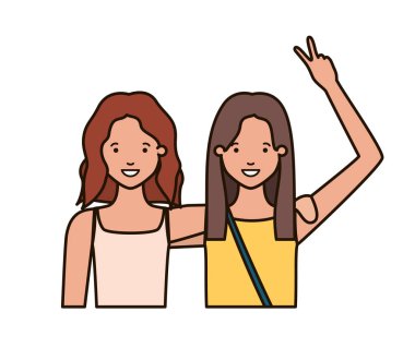 Genç kadın avatar karakter