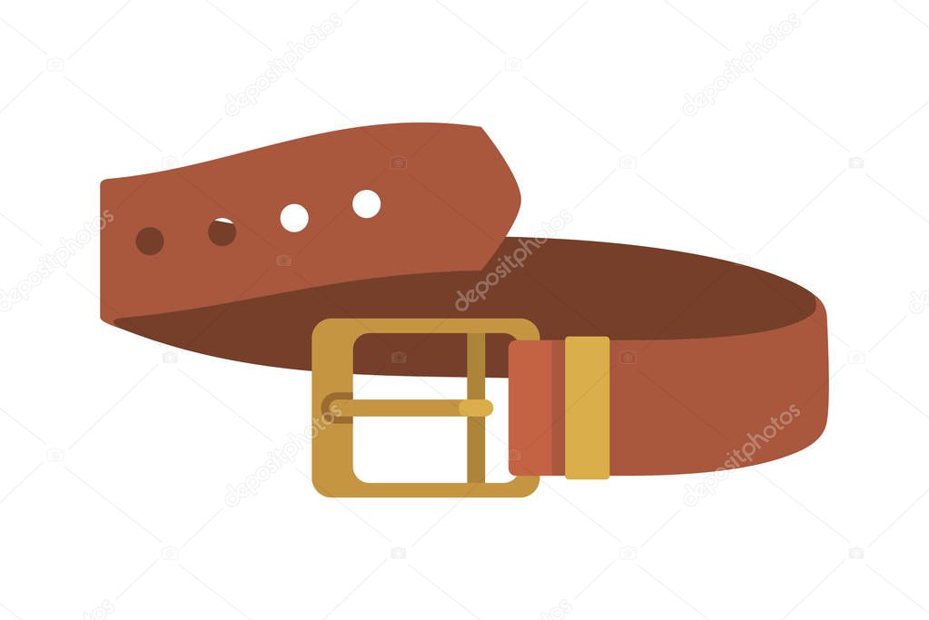 masculine elegant belt icon