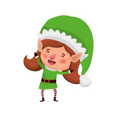 Elf kadın yürüyüş avatar karakter