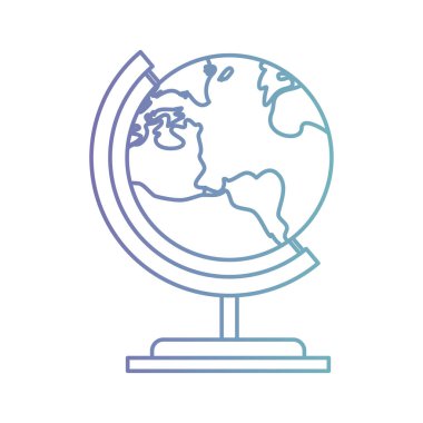 dünya gezegen harita simgesi