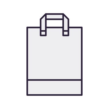 alışveriş çantası izole simgesi