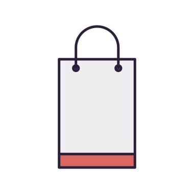 alışveriş çantası izole simgesi