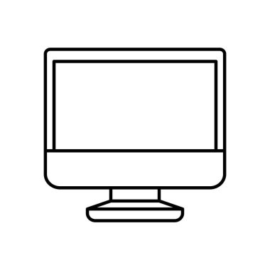 bilgisayar masaüstü izole simgesi