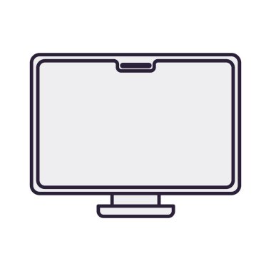 bilgisayar masaüstü izole simgesi