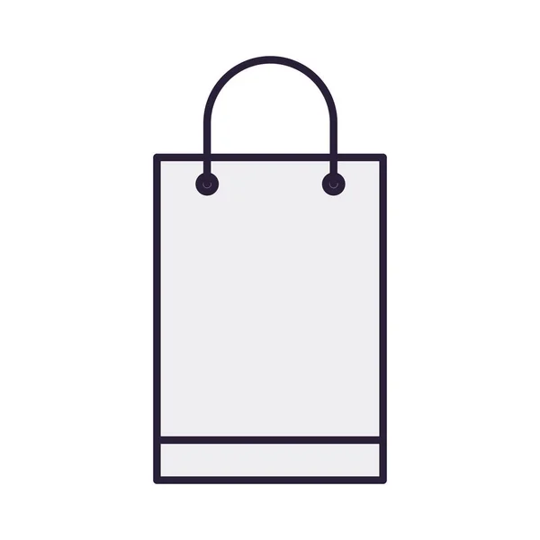 Bevásárló táska izolált ikon — Stock Vector