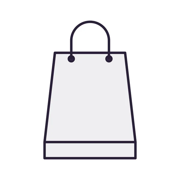 Сумка для покупок ізольована ікона — стоковий вектор