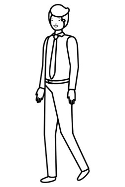 Genç iş adamı Avatar karakteri