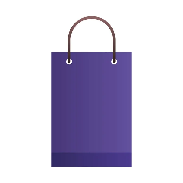 Shopping bag isolated icon — Stock Vector