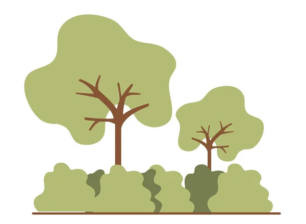 Niedliche Landschaft isolierte Ikone — Stockvektor