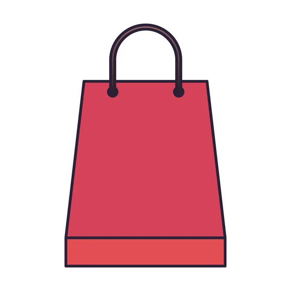 Shopping bag isolated icon — Stock Vector