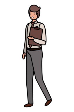 Genç iş adamı Avatar karakteri