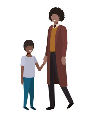 Baba ve oğul avatar karakter