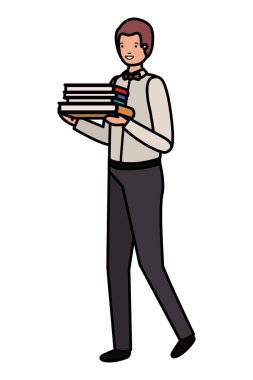 adam genç iş karakter kitap avatar