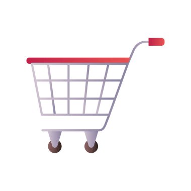 alışveriş sepeti izole simgesi