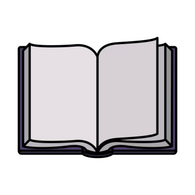 metin kitap izole simgesi