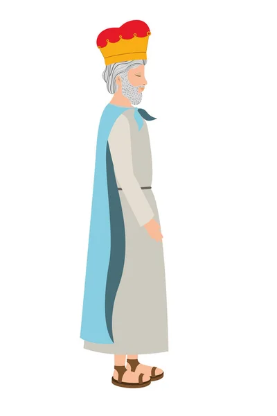 Wise man manger character Vector Graphics