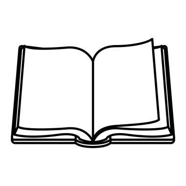 metin kitap izole simgesi