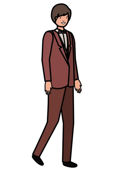 Jong zakenman avatar karakter — Stockvector