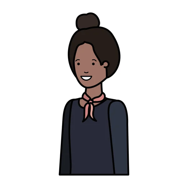 Mujer de negocios carácter avatar — Vector de stock