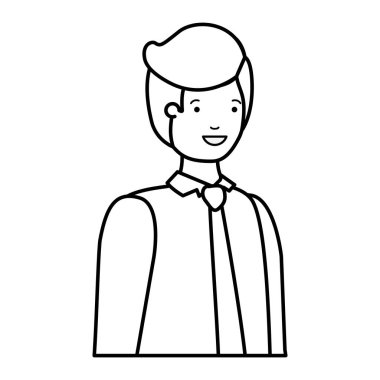 genç işadamı avatar karakter