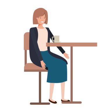 kadın yemek odasında kahve içme