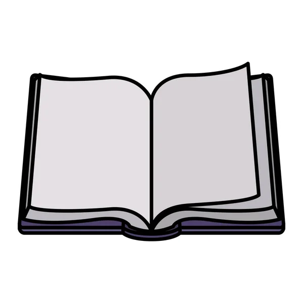 Text book isolated icon — Stock Vector