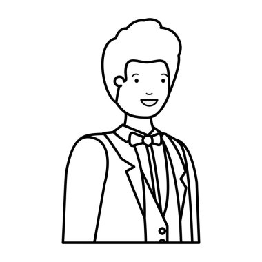 genç işadamı avatar karakter