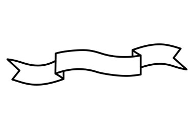 güzel izole simge şerit