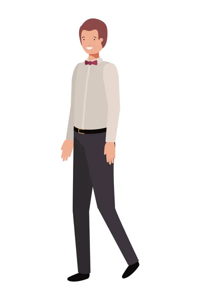 Jong zakenman avatar karakter — Stockvector