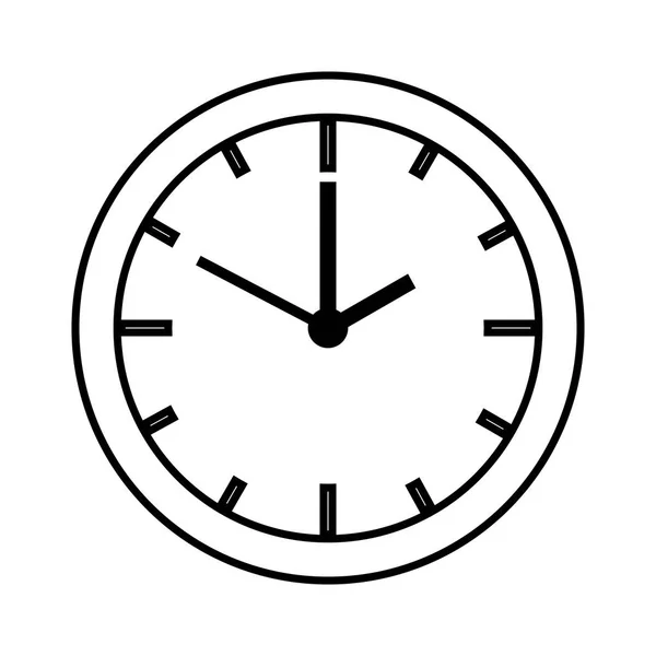 Zegarek czas ikona na białym tle — Wektor stockowy