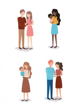 Aile günü üyeleri karakterleri