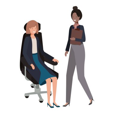 iş kadın avatar karakter