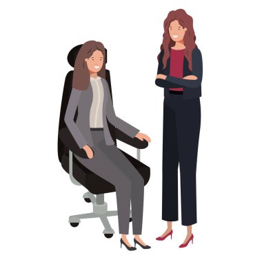 iş kadın avatar karakter