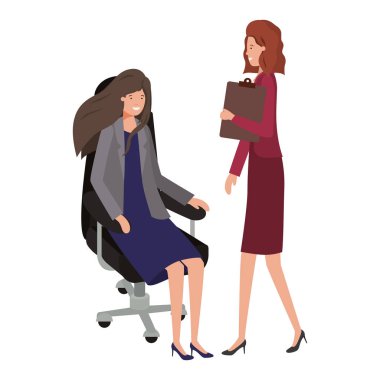 iş kadın avatar karakter