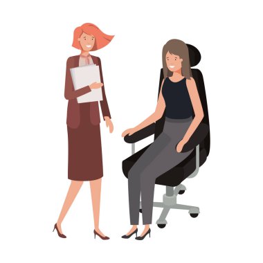 iş kadın avatar karakter