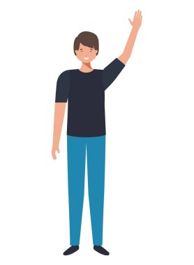 genç adam avatar karakter