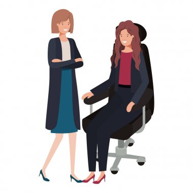 iş kadın avatar karakter