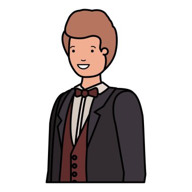 genç işadamı avatar karakter