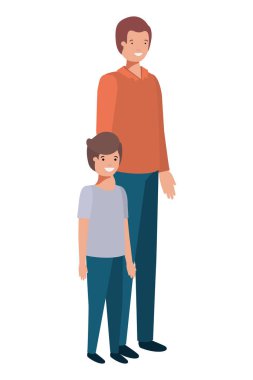 Baba ve oğul avatar karakter