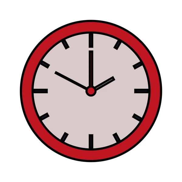 Uhrzeit isoliert Symbol — Stockvektor