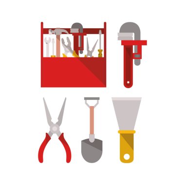 yapı araçları seti öğeleri